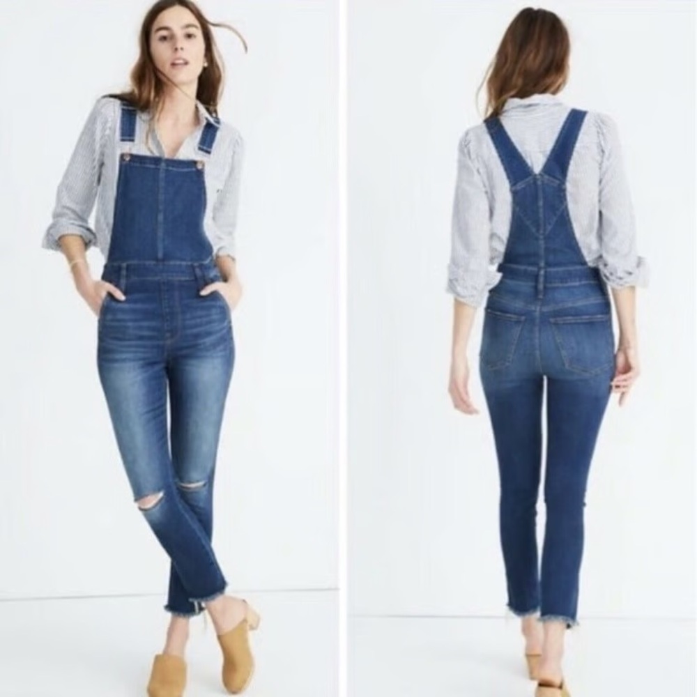 Madewell Roadtripper Denim Overalls Size M